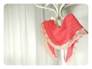 Chal calados coral rosa