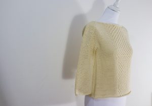 Patrón suéter algodón calados