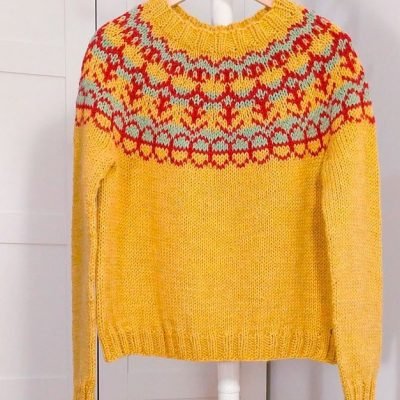 Patrón e instrucciones jersey topdown Alegría