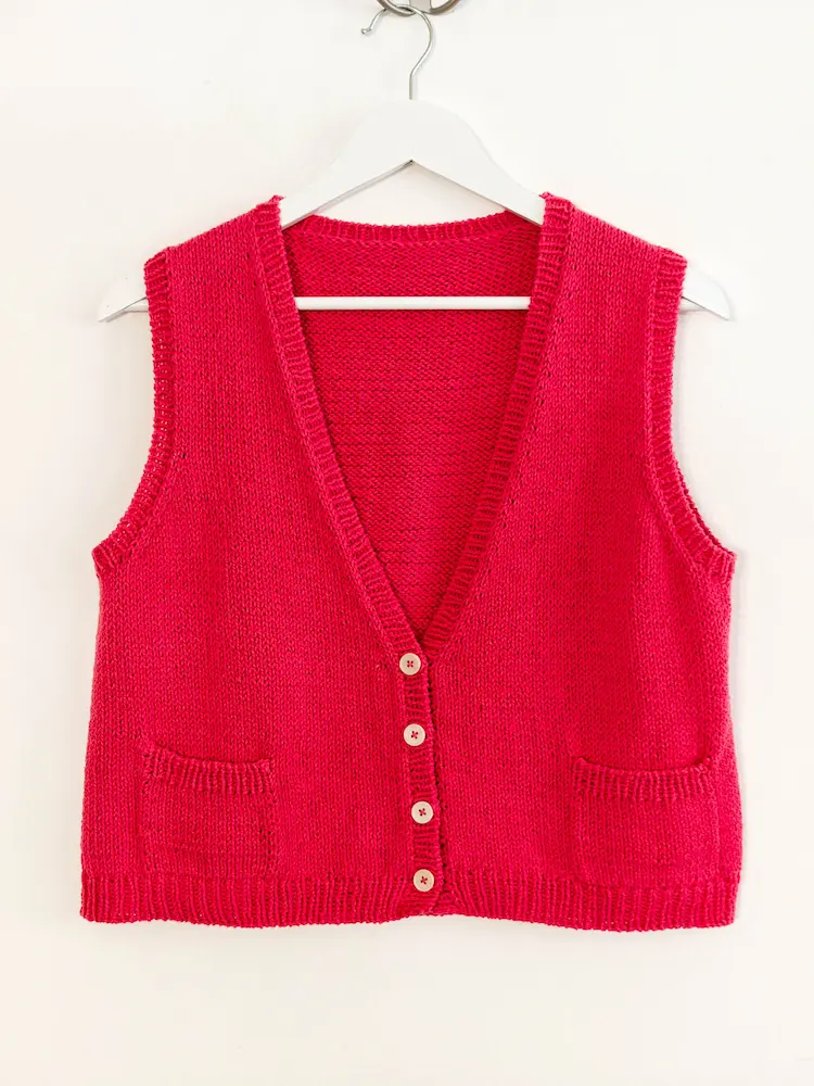 Chaleco Básico - Patrón e Instrucciones