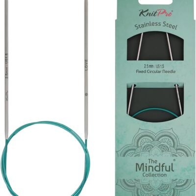 Aguja circular fija Knitpro Mindful 80 cm