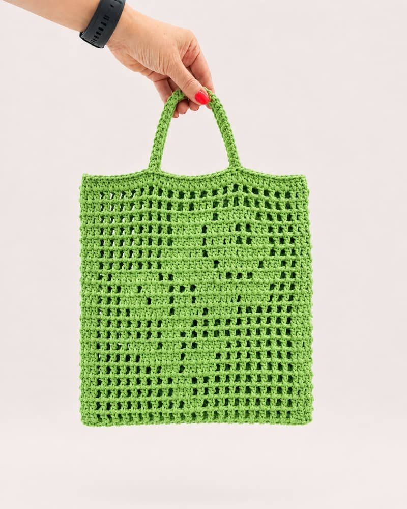 Bolso Filet - Patrón e Instrucciones