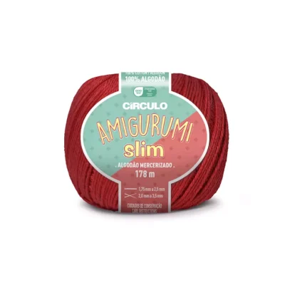 Ovillo de hilo Amigurumi Slim de Círculo, algodón mercerizado de 70 g y 178 m