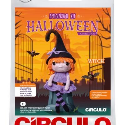 Kit amigurumi de Círculo: Witch de Halloween