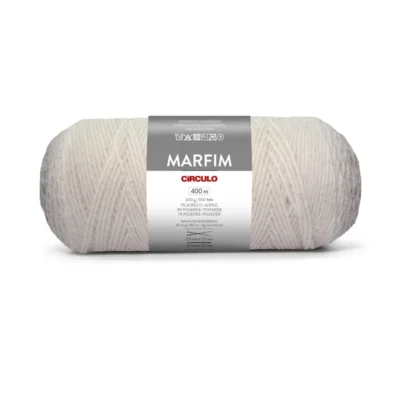 Ovillo de hilo degradé Marfim de Círculo, color 9003 Coffee, 200 g y 400 m
