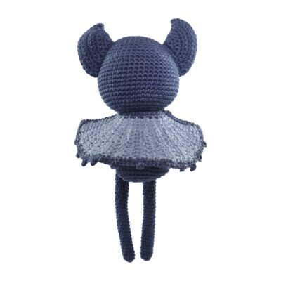 Kit amigurumi de Círculo: Bat de Halloween, vista trasera