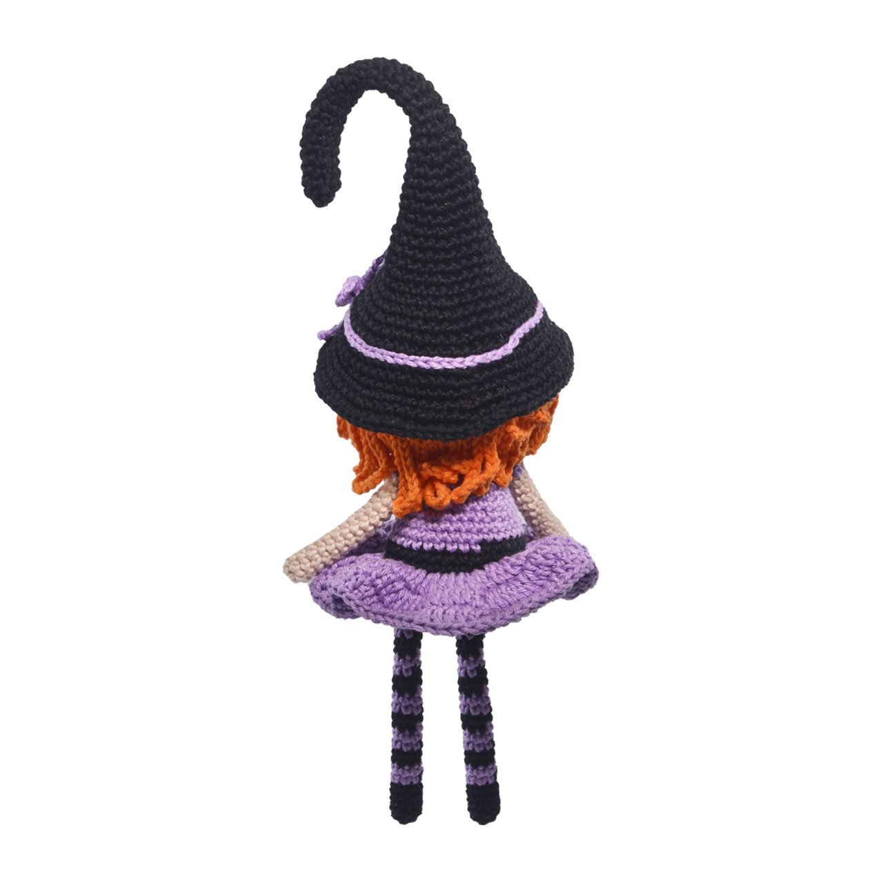 Kit amigurumi de Círculo: Witch de Halloween, vista trasera