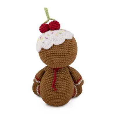 Kit amigurumi de Círculo: Crumbie Olie de Navidad, vista trasera
