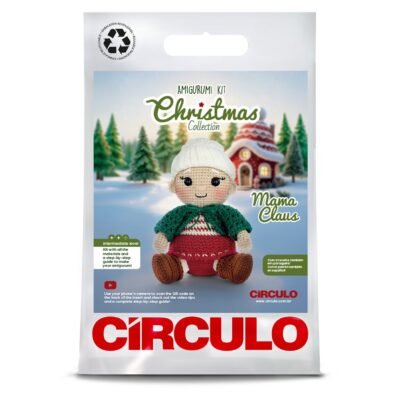 Kit amigurumi de Círculo: Mama Claus de Navidad
