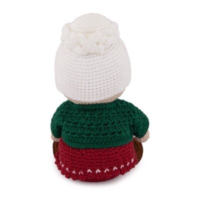 Kit amigurumi de Círculo: Mama Claus de Navidad, vista trasera