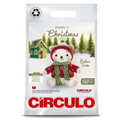 Kit amigurumi de Círculo: Polar Sam de Navidad
